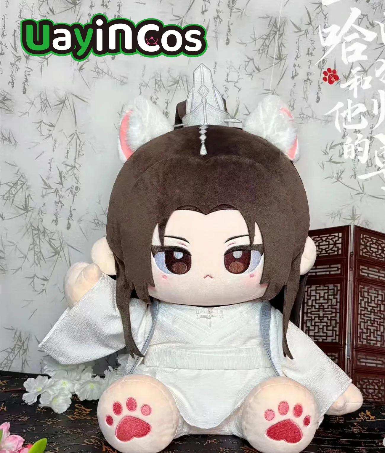 

45cmThe Husky and His White Cat Shizun Chu Wanning Mo Ran Stuffed Plushies Plush Cotton Doll Clothes Pillow Anime Figure Toy Ki