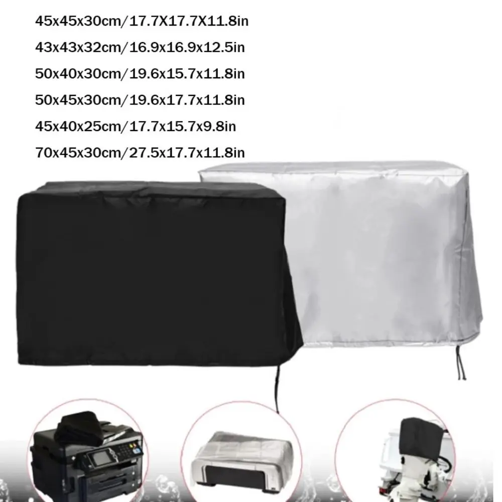 Waterproof Office Printer Dust Cover Dustproof UV Protection Printer Protective Cloth Black/Silver 6 Size 3D Printer Cover