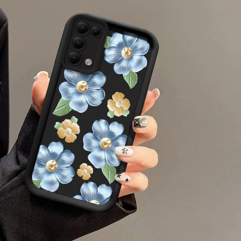 Redmi A5 موضة زهرة اللوحة جراب هاتف ل Xiaomi Redmi A3 برو A2 زائد A1 + A5 4G A 5 عدسة الكاميرا حماية غطاء ناعم