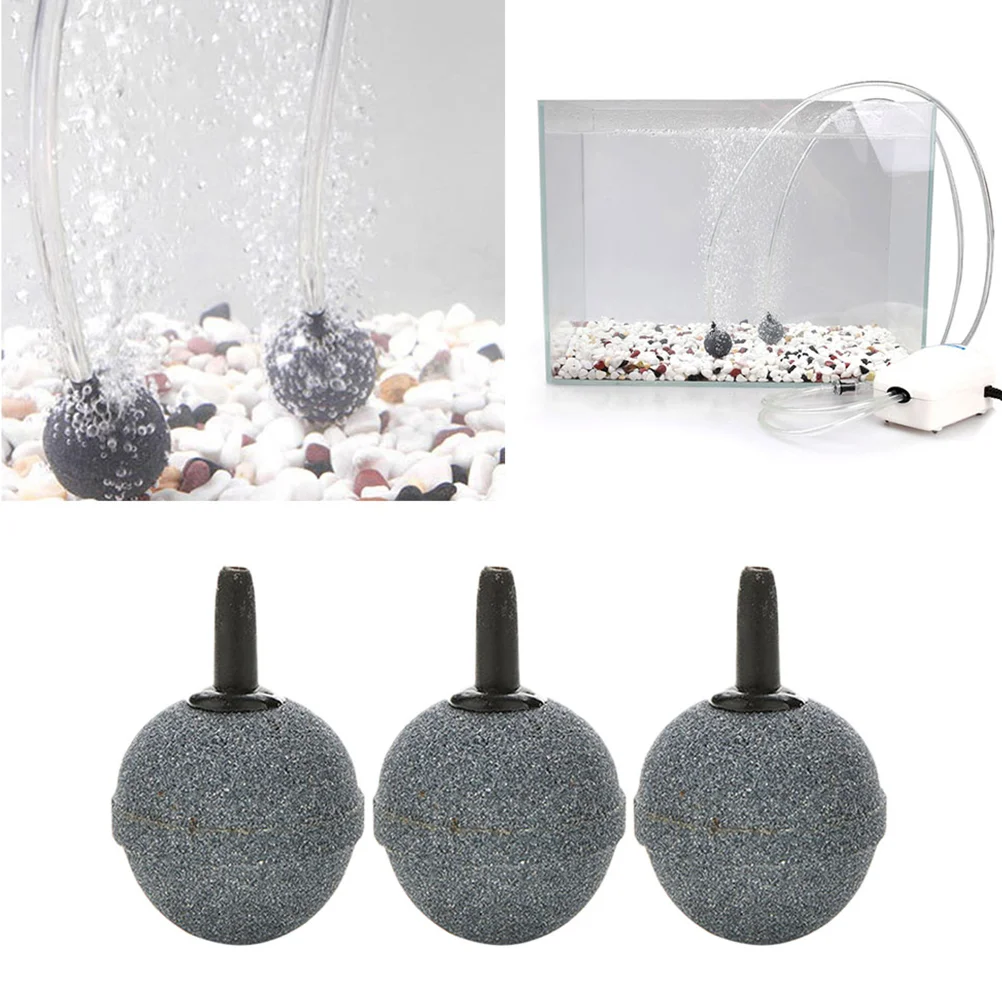 12 Pcs Fish Tank Bubble Diffuser Air Stone Airstones for Fishtank Substrate Aquarium