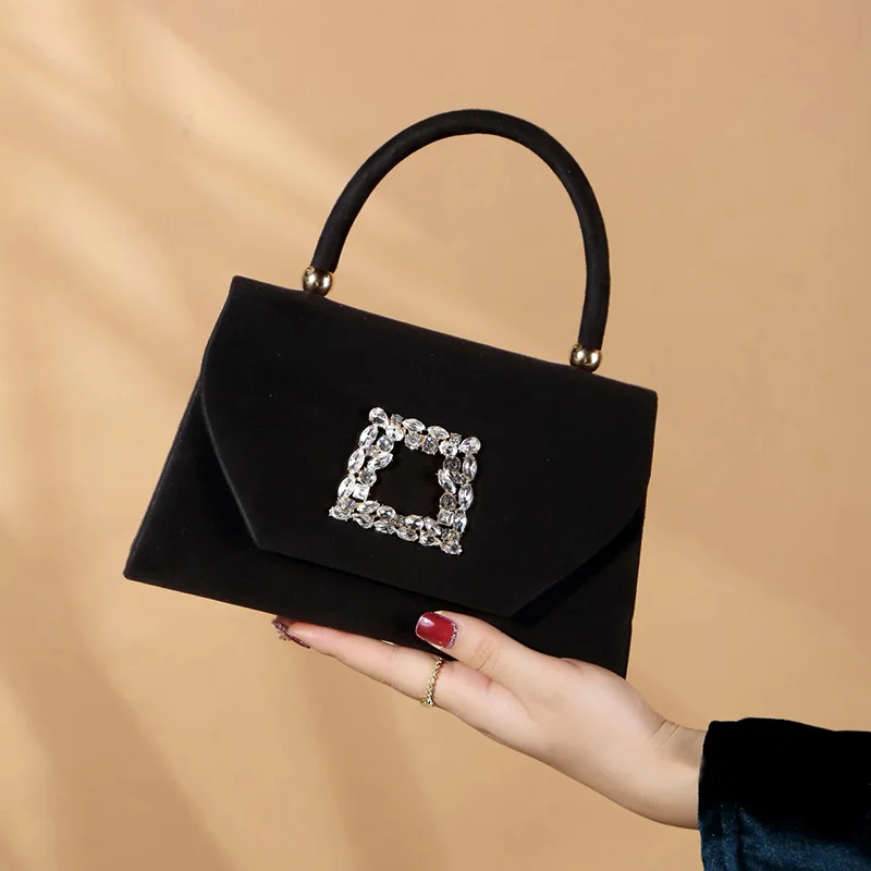 Sac à Main Élégant en Velours Côtelé Brcorporelle pour Femme, Sacoche à Bandoulière Rouge à Poignée Supérieure pour ixet brev