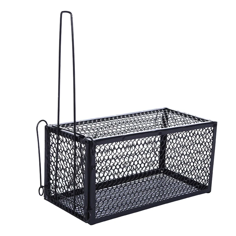 Outdoor for Indoor Pout Rat Implement Reusable Animal Control Mouse Catcher Self-locking Mousetrap Rodents Trap Mice Trap Cage