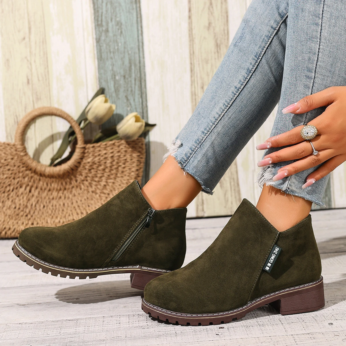 Women Autumn Winter Ankle Boot - Women Formal Wear With Shoes ulasan dan harga