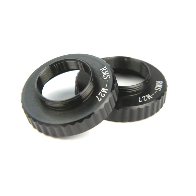 2pcs Microscope Objective Lenses Adapter Ring RMS to M27 for Zeiss Microscope