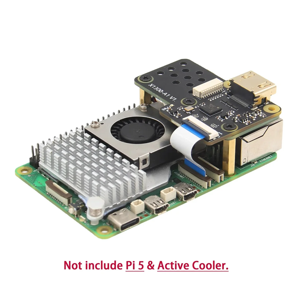 

X1300 HDMI-Compatible to CSI-2 Module with I2S Audio Interface Support 1080P 60fps for Raspberry Pi 5-ABRJ