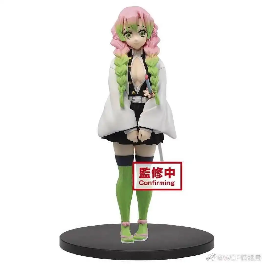 Oryginalna figurka anime 15CM Demon Slayer Kanroji Mitsuri Figurka Kimetsu no Yaiba Kamado Tanjirou Figurka Model Zabawka