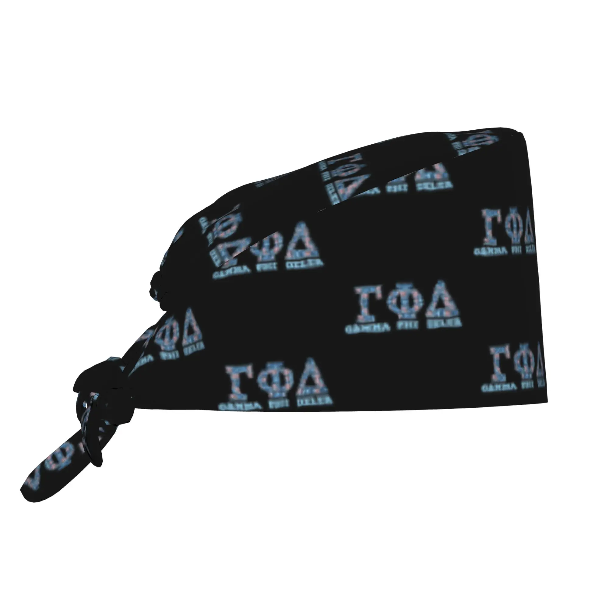 Gamma Phi Delta  Scrubs Cap Surgical Hats Men Women African American Sorority  Operating Room Cap Nursing Cap Lab Works Hat