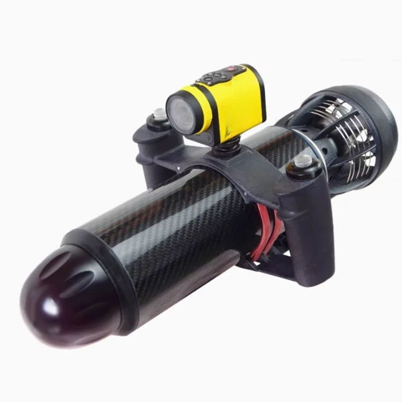 Carbon fiber handheld underwater electric smart snorkeling booster, underwater shooting diving booster 650W