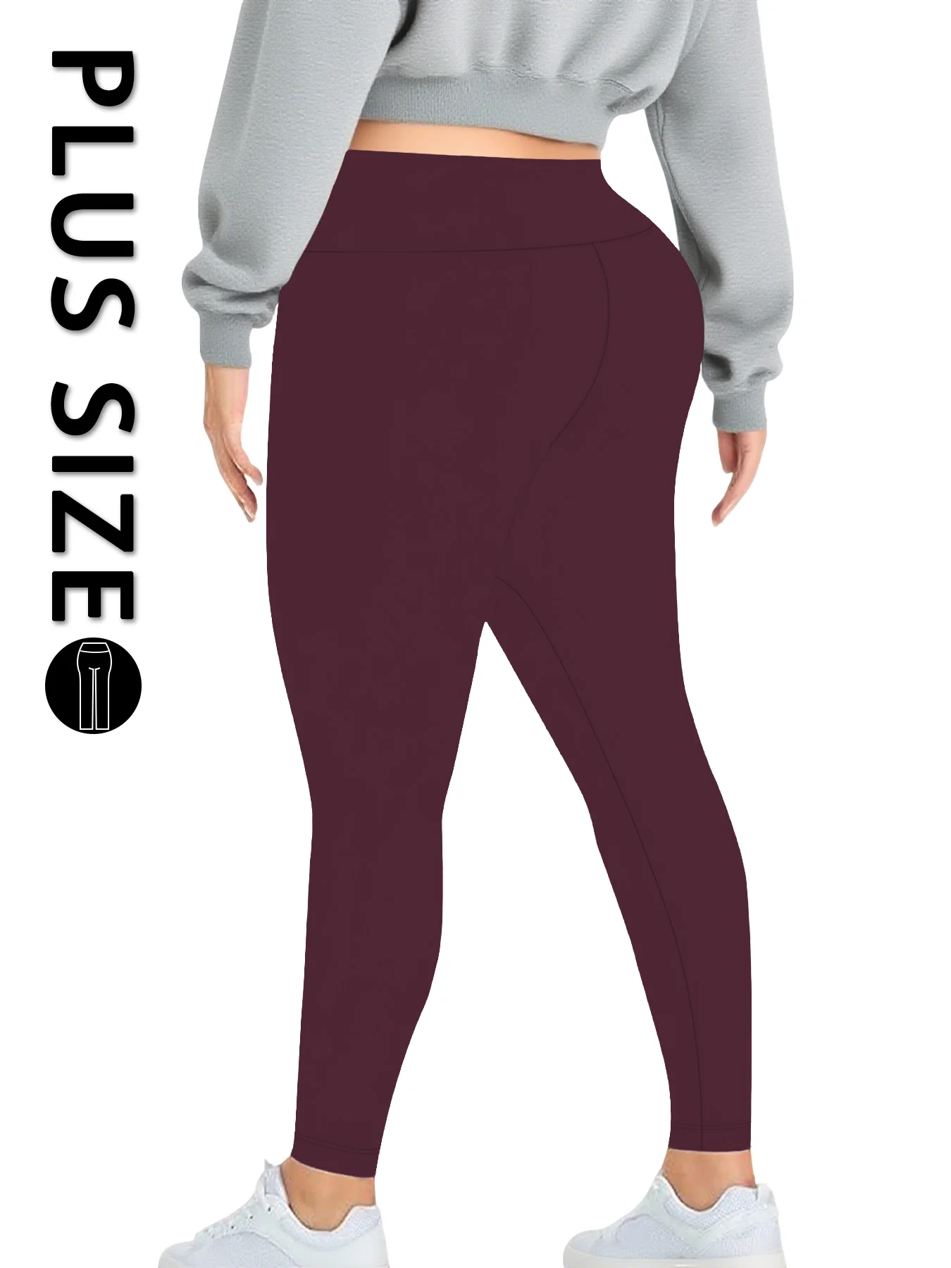 

Женские леггинсы больших размеров с высокой талией – очень мягкая ткань, идеально подходят для йоги, бега, тренировок и отдыха дома