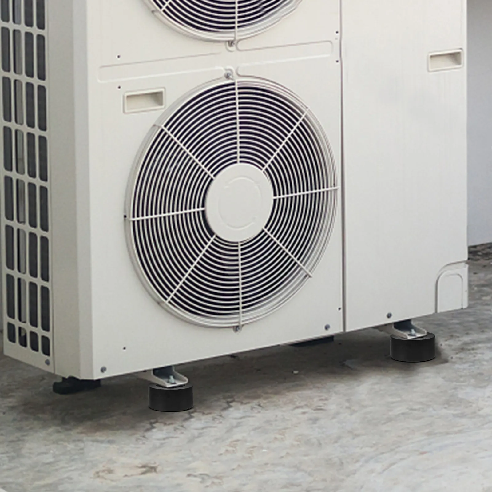 

Комплект из 4 амортизирующих подставок для наружного блока кондиционера: антивибрационные резиновые основания для снижения шума, опорные подушки для кондиционеров на улице