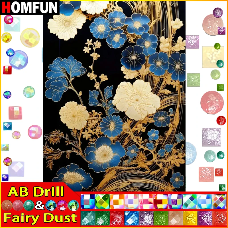 HOMFUN Fairy Dust AB 5D DIY Diamond Painting 