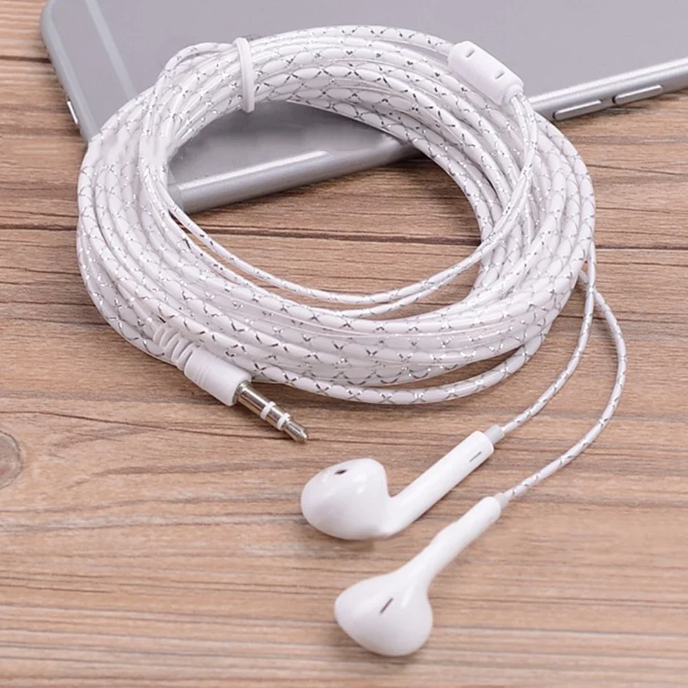 Anchor Live Broadcast Sound Card Recording Cord Comfortable Earplug Type Ear Shells Extended Cord For Convenience