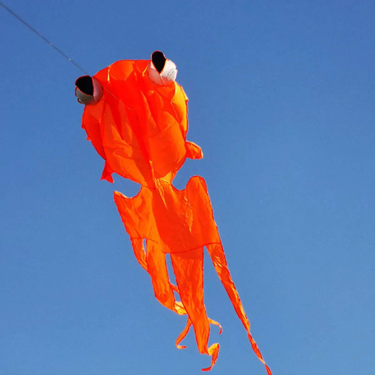 Buitenspeelgoed voor kinderen Leuke dierenvlieger Enkele lijn Goudvis Sportvlieggereedschap Oranje