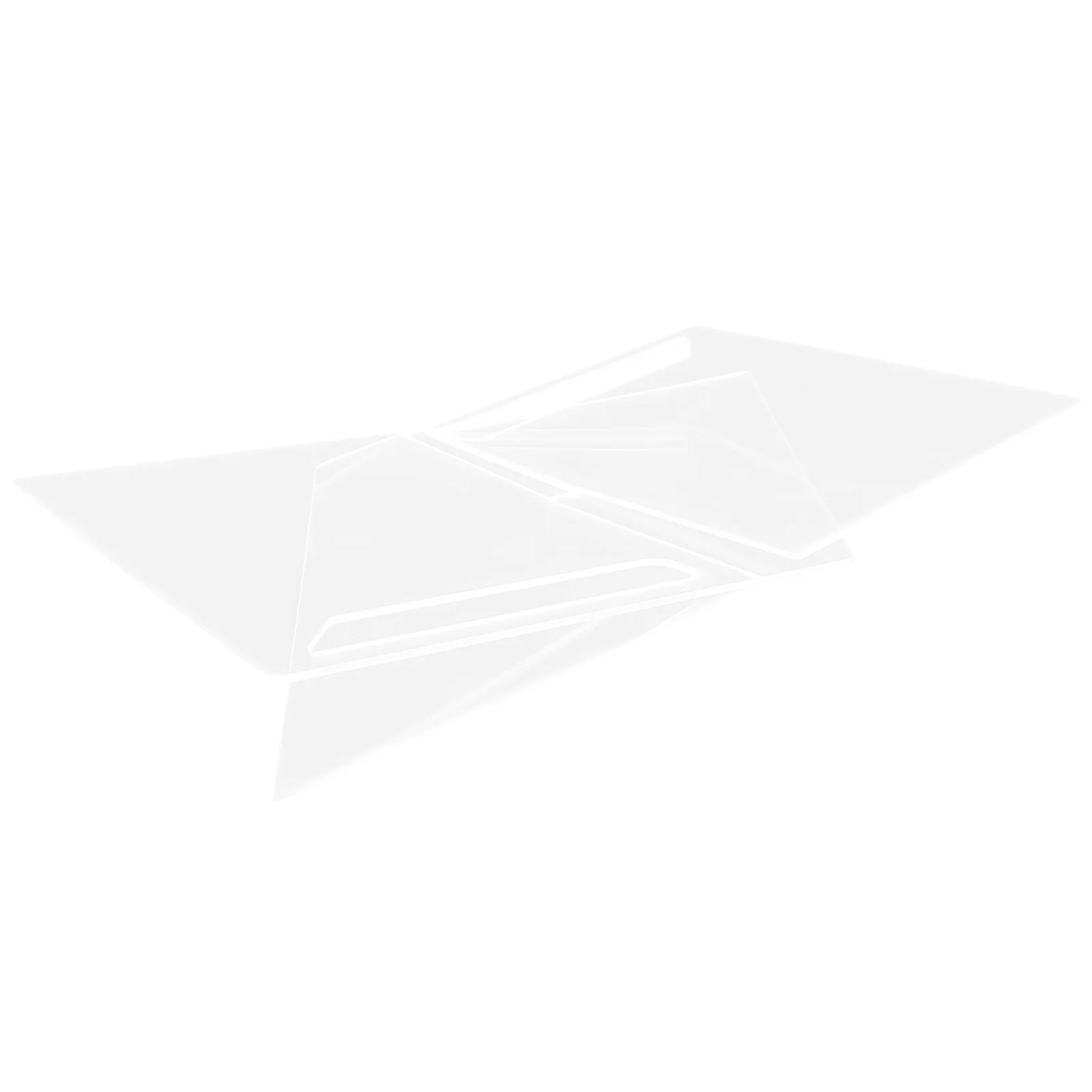 Acrylic Book Stand Transparent Desktop Display Shelf For Books Magazines Cooking Recipes Kitchen Counter Organizer Storage Rack