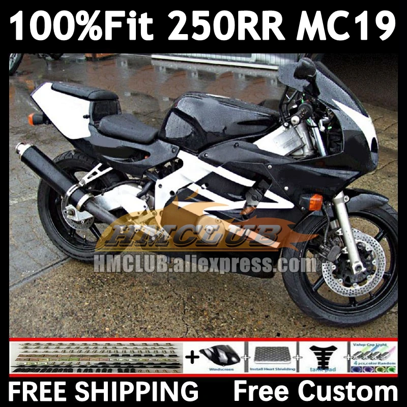 Injection Body For HONDA CBR 250RR 250R 250 RR CC 88 89 96No.88 CBR250 RR MC19 MC 19 CBR250RR 1988 1989 OEM Fairingwhite black