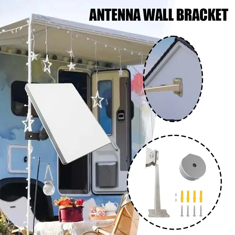 

For Starlink Mini Wall Mount Bracket Kit With Bracket Adjustment Antenna Bracket Tube Ethernet Satellite Multi-Angle Adapte X2R2