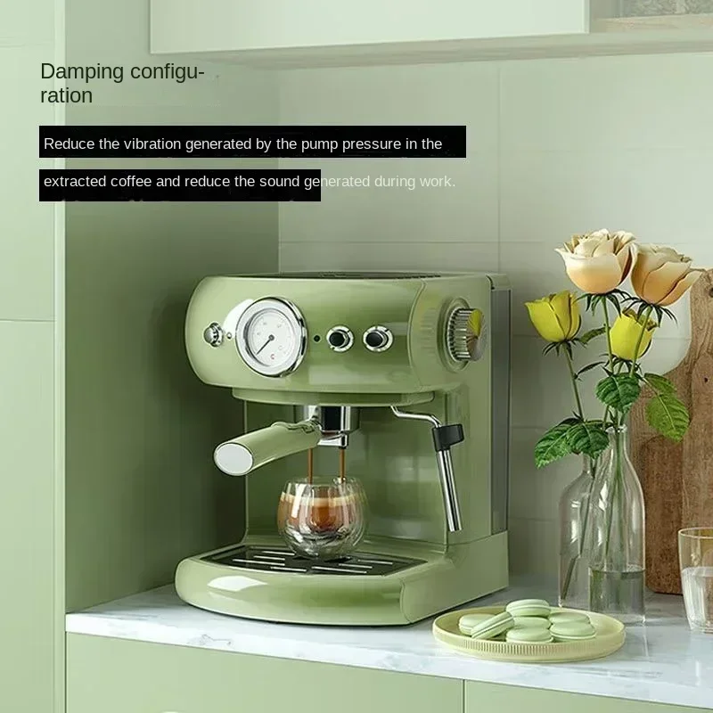 Excellent Best Seller First Hot Sales Coffee Machine Home Italian Semi-automatic 19Bar Pump Pressure Concentrated Steam Milk Fro