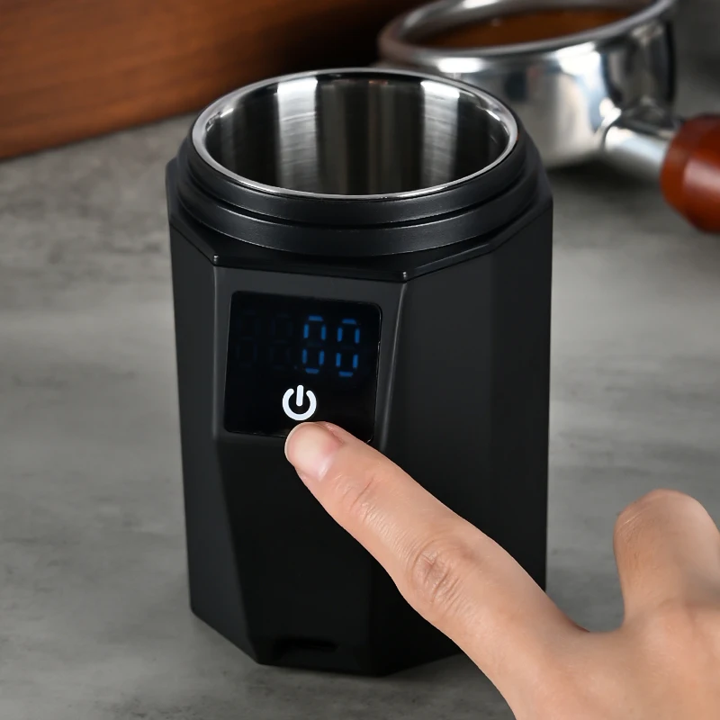 Portable Weighing Scale 500G/0.1g LED Display Screen Multiple Function Stainless Steel Coffee Powder Electronic Scale Dosing Cup