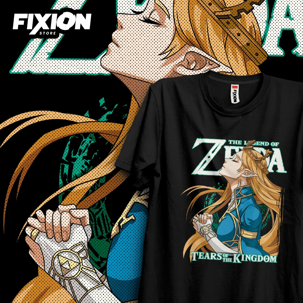 T-shirt For AnimeZld! –ZldRezando [Negra] Manga Tee