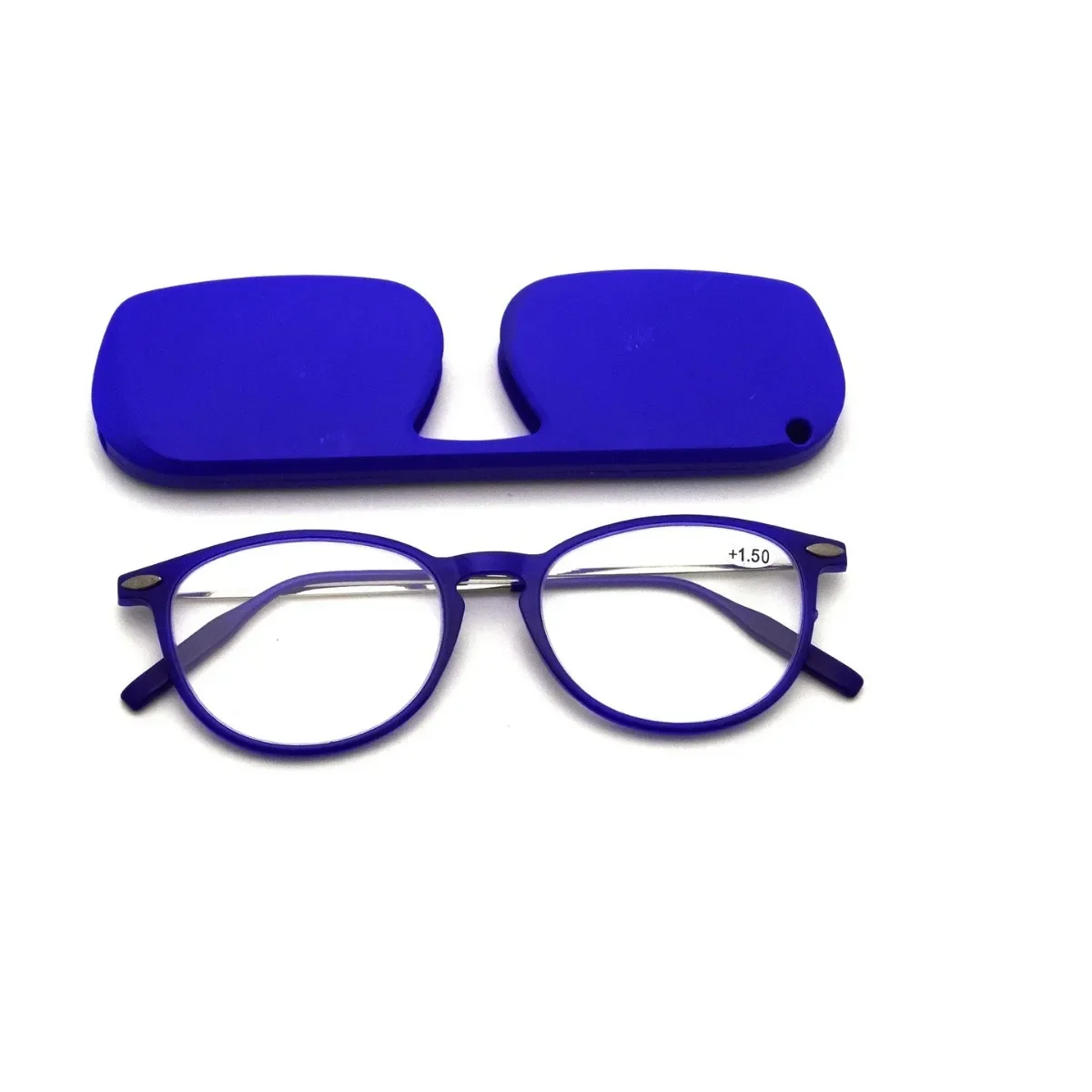 

Lady Trendy Finished Myopia Glasses Women Round Frame Blue Light Blocking Eyewear Men Unisex Portable High-definition Glasses