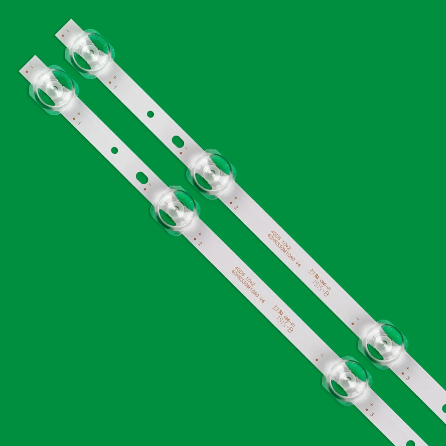 Tira de LED para iluminación trasera de 744mm, 10LED (6V) 40HR330M10A0 V4 4C-LB4010-HR01J para TCL 40F6F 40L2F 40D610X2 40L2800C 40S6500S 40S6500