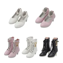 Fashion Princess Shoes High-heeled Shoes for 1/3 BJD Doll Baby Boots Shoes for 60cm Dolls Clothes Accessories Pretend Play Toys