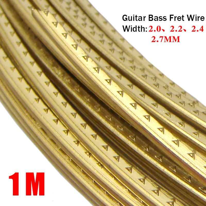 

1 Meter Radian guitar fret wire Curved Brass Bass Acoustic Electric Guitar Fingerboard Fret Wire 2.0mm 2.2mm 2.7mm 2.4mm 2.9mm