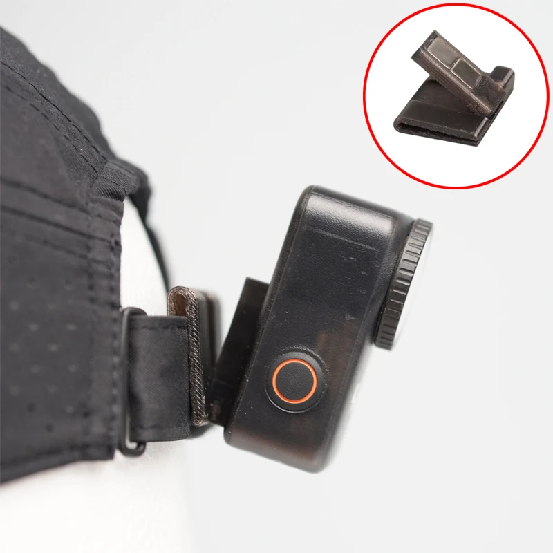 1PCS For DJI NANO 10-90° Damping Magnetic Cap Clip Mount 1.5/2.5mm Clamping Thickness Shooting Assistance for Running/Cycling