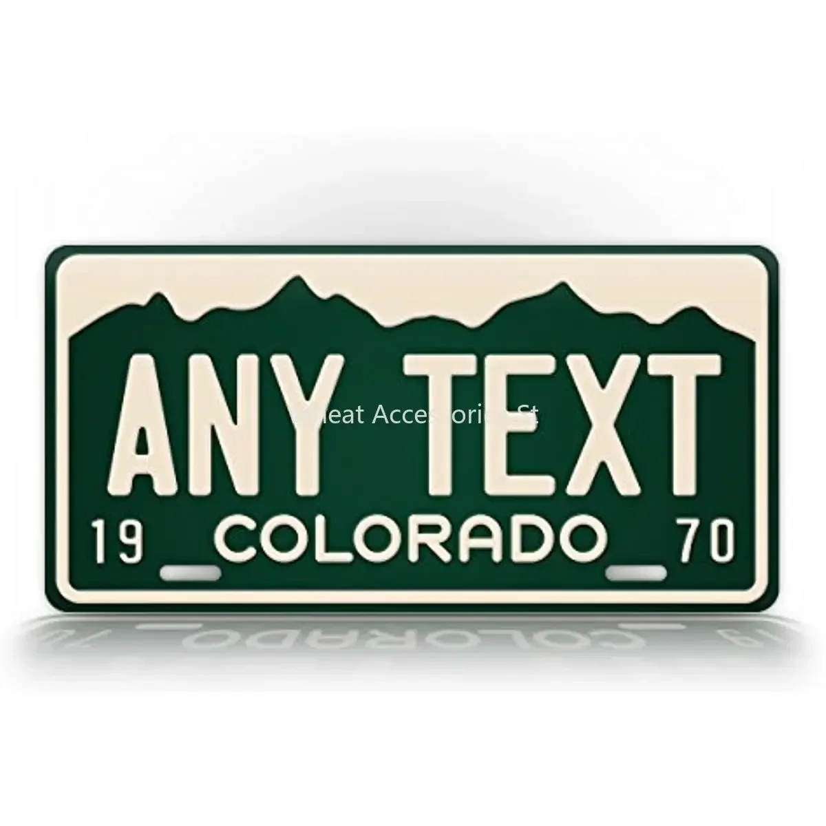 

Vintage Colorado State Plate Custom Antique CO Auto Tag Retro Replica Any Text Wall Decoration Metal Wall Sign