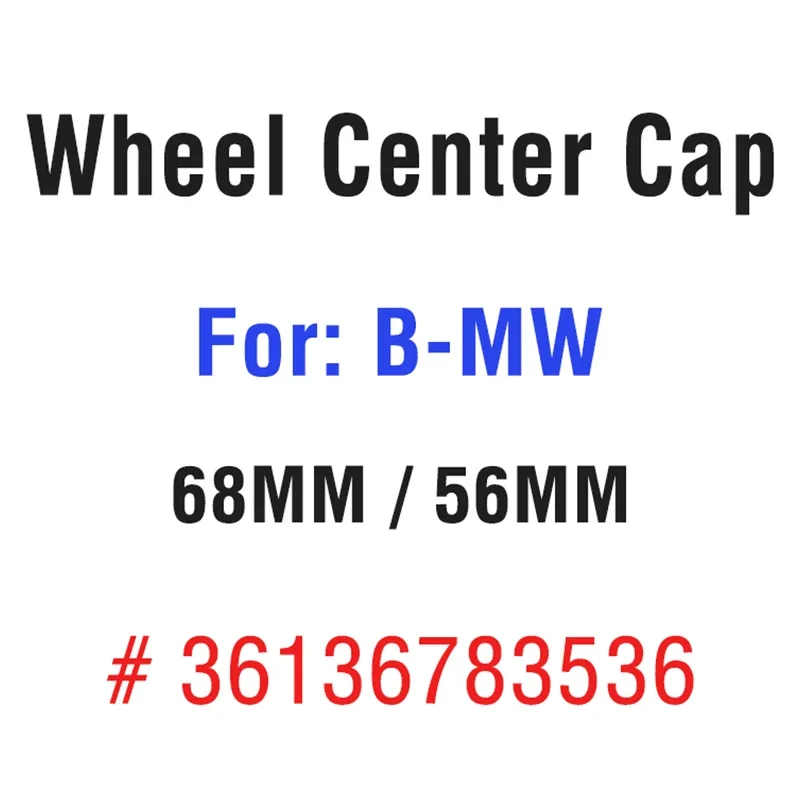 20pcs Car Wheel Center Cap Hub Caps 68mm 56mm For 36136783536 10pin Rim Covers Auto Hubcaps Cover