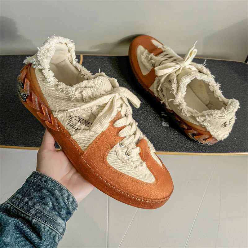 

​2025 Viral Street Shoes– Edgy Skate Shoes, Retro American Style, Thick Sole, Casual & Fashionable, Hiking-Friendly