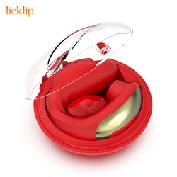 LICKLIP Moonbox Sucking Vibrator Clitoral Stimulator Flexible Dual Vibration Nipple Clitoris 18 Sex Toys For Women Couples Gift