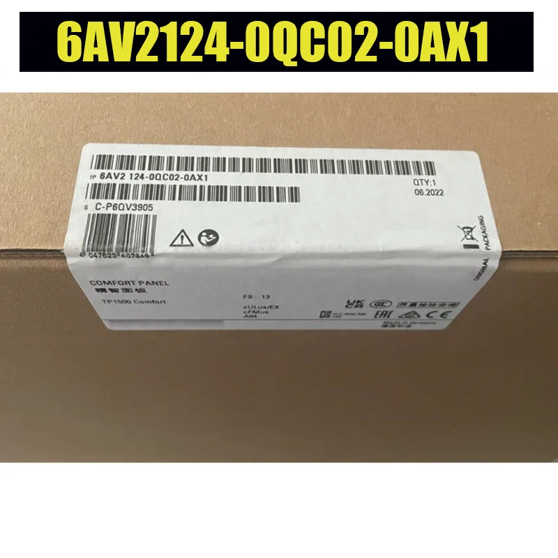 

6AV2124-0QC02-0AX1 Новый и оригинальный HMI TP1500 комфортная панель сенсорное управление 15-дюймовый широкоэкранный TFT-дисплей