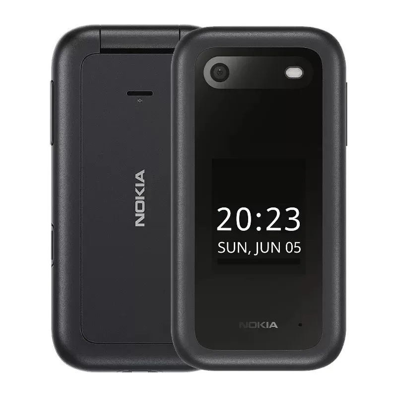 Refurbished Nokia 2660 Flip 4G 2022 Unlocked Mobile Phone Dual SIM 2.8" Dual Screen 1450mAh Standby Elderly Backup Feature Phone view 5