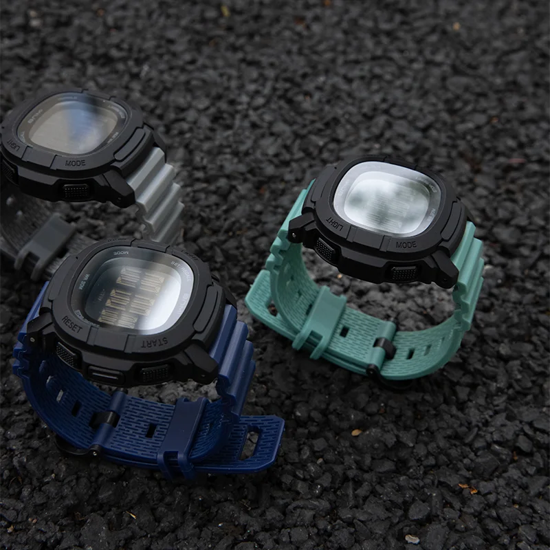 ใหม่แฟชั่นผู้ชายกีฬานาฬิกาหรูหรากันน้ํากลางแจ้ง Chronograph Luminous นาฬิกาข้อมือ Electronics นาฬิกาดิจิตอลสําหรับ Man