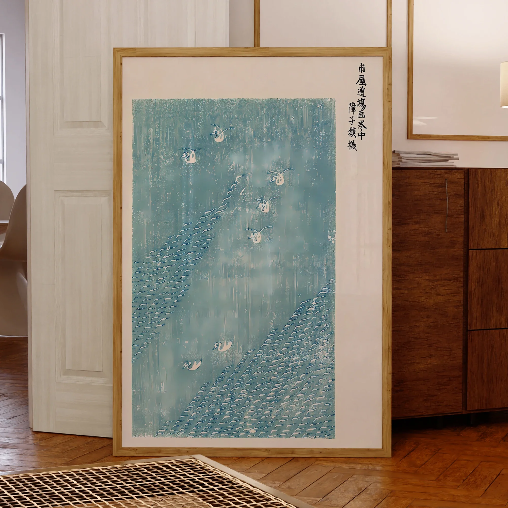 Moderne Holzschnitt Taguchi Tomoki Leinwanddruck Wandkunst Bild Poster Home Decor Wasserdichter Druck für Wohnzimmer Schlafzimmer Büro