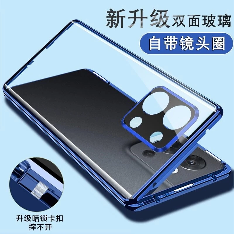 360 양면 자기 흡착 강화 유리 보호 커버, OnePlus Nord 3 5G 용 풀 케이스, One Plus Nord3 ACE 2V 용
