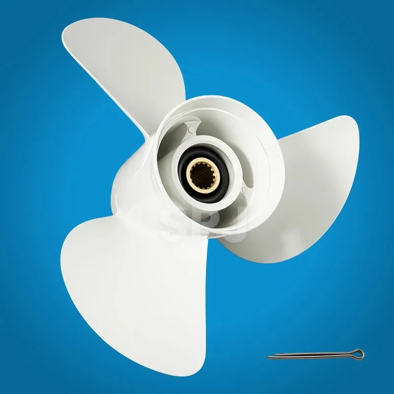 3 Blade 15 Spline Marine Engine Parts Aluminum Alloy 14*19 Outboard Propeller for 6G5-45945-01-98