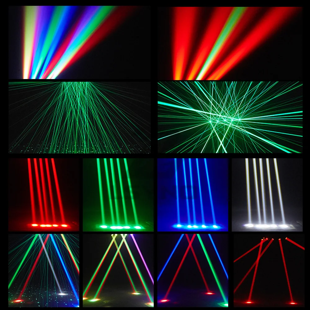 180W Disco scène lumière DMX512 contrôle rotatif DJ Mobile RGBW tête mobile LED faisceau effet éclairage pour discothèque Club événement Bar