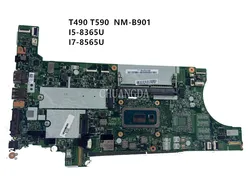 LENOVO Thinkpad T490 i5-8265U i7-8565U 노트북 마더보드, NM-B901 02HK923 S 노트북 메인보드