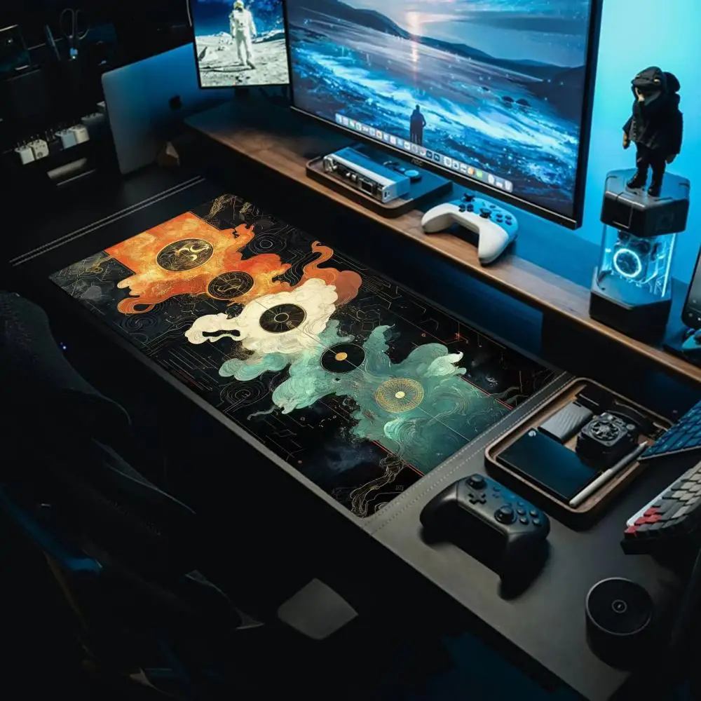 

Colorful Star PathMouse mouse pad Pad Large Gaming Mouse Pad Keyboard Gamer Rubber Anti-wrinkle Non-slip Bottom Desk Mat