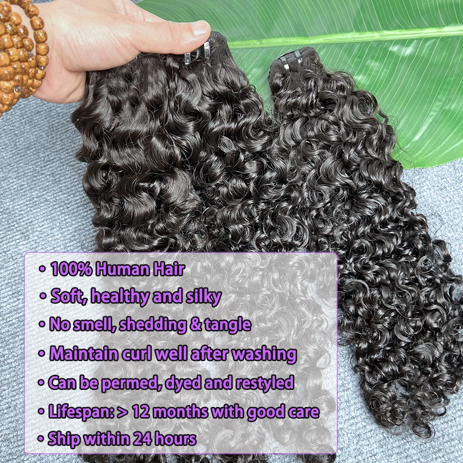البورمية شعر بشري مجعد حزم لحمة مزدوجة الفيتنامية نسج الشعر ملحقات اللون الأسود الطبيعي الخام عذراء الشعر حزمة صفقات
