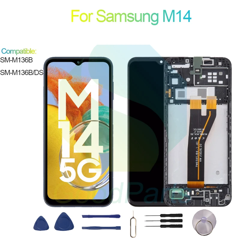 

Запасной Дисплей для Samsung M14 2408*1080 SM-M146B/DS/DSN M14