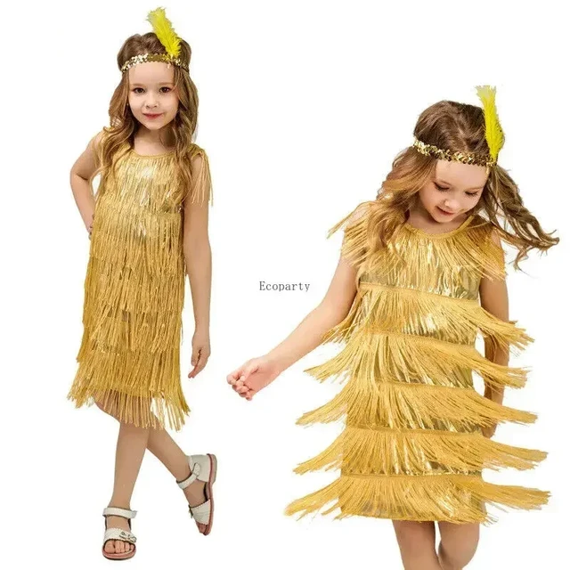 Flapper girl costume kids best sale