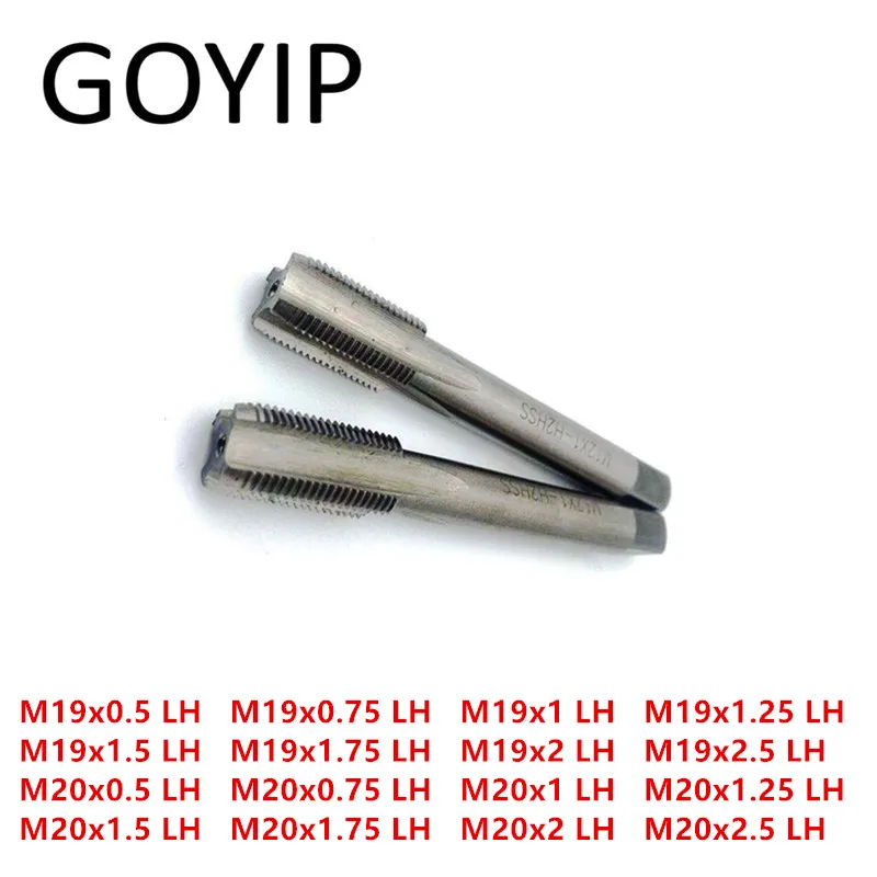 

2 Pcs M19 M20 LH Threading Taps Spiral Point Taps Machine Tap Hand Tools Screw Thread Metric Plug Taps Support Customization