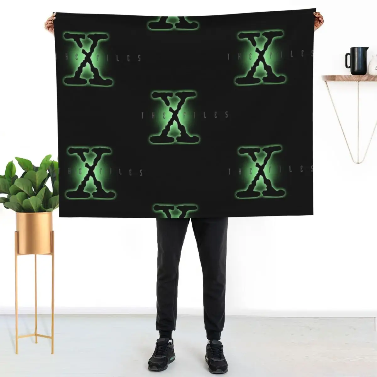 The X files Throw Blanket Decorative Sofa Baby warm winter Shaggy wednesday anime Blankets
