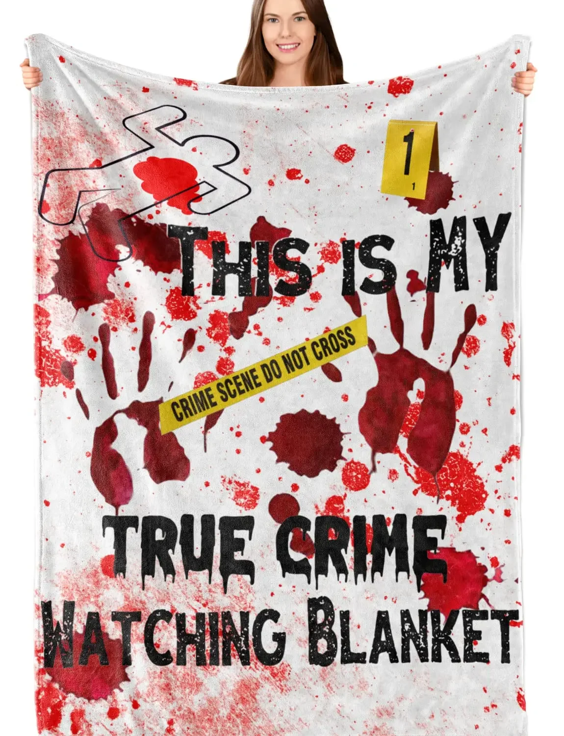 Serial Killer Gift,Serial Killer Blanket,This Is My Serial Killer Documentaries Watching Throw Blanket,Gift for True Crime Lover