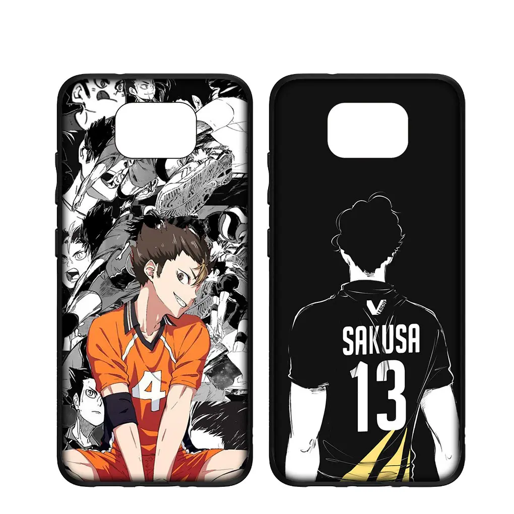 Haikyuu Hinata Shoyo Cover Phone Case for Samsung Galaxy Note 20 Ultra 10 9 8 S10 Lite S9 + A6 A7 A8 Plus A9 Soft Casing