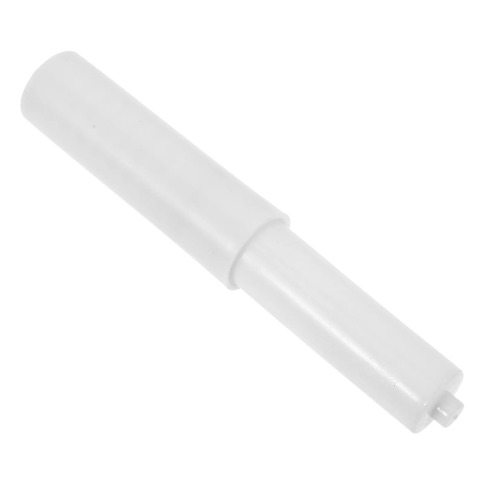 

Telescopic Toilet Paper Holder Plastic Tissue Stand Spring Bar Adjustable Roll Paper Center Axle Design Bathroom Accessories