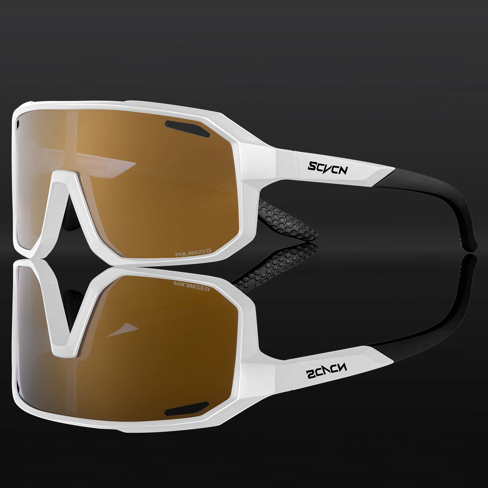 Scvcn Kind polarisierte Baseball Sonnenbrille Sport Fahrrad Fahrrad Brille für Kinder uv400 Jungen Mädchen kleine Brille Mode
